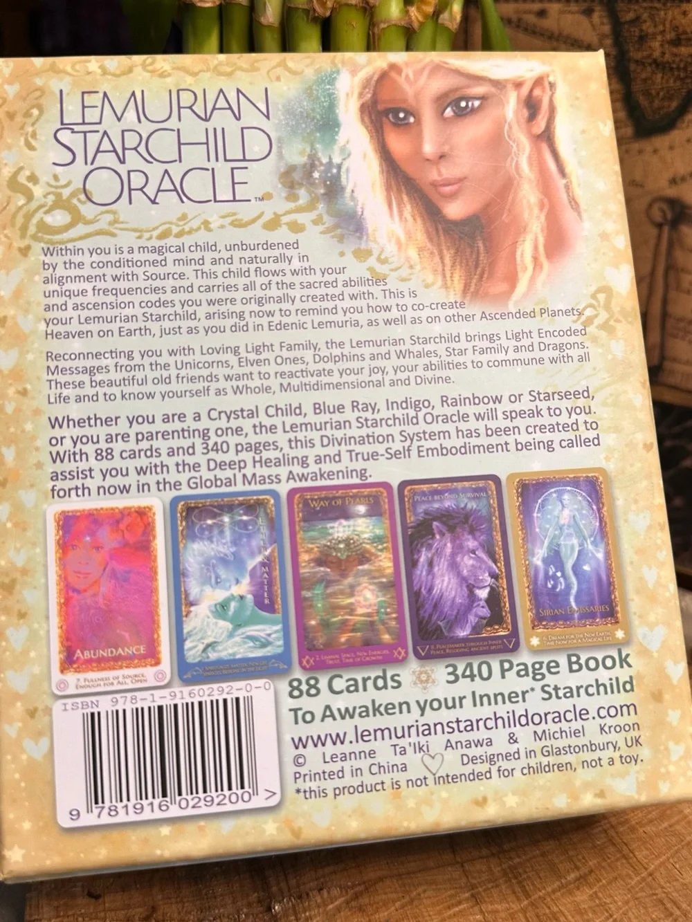 Lemurian Starchild Oracle 88 Cards 340 Page Guidebook Complete Box Set